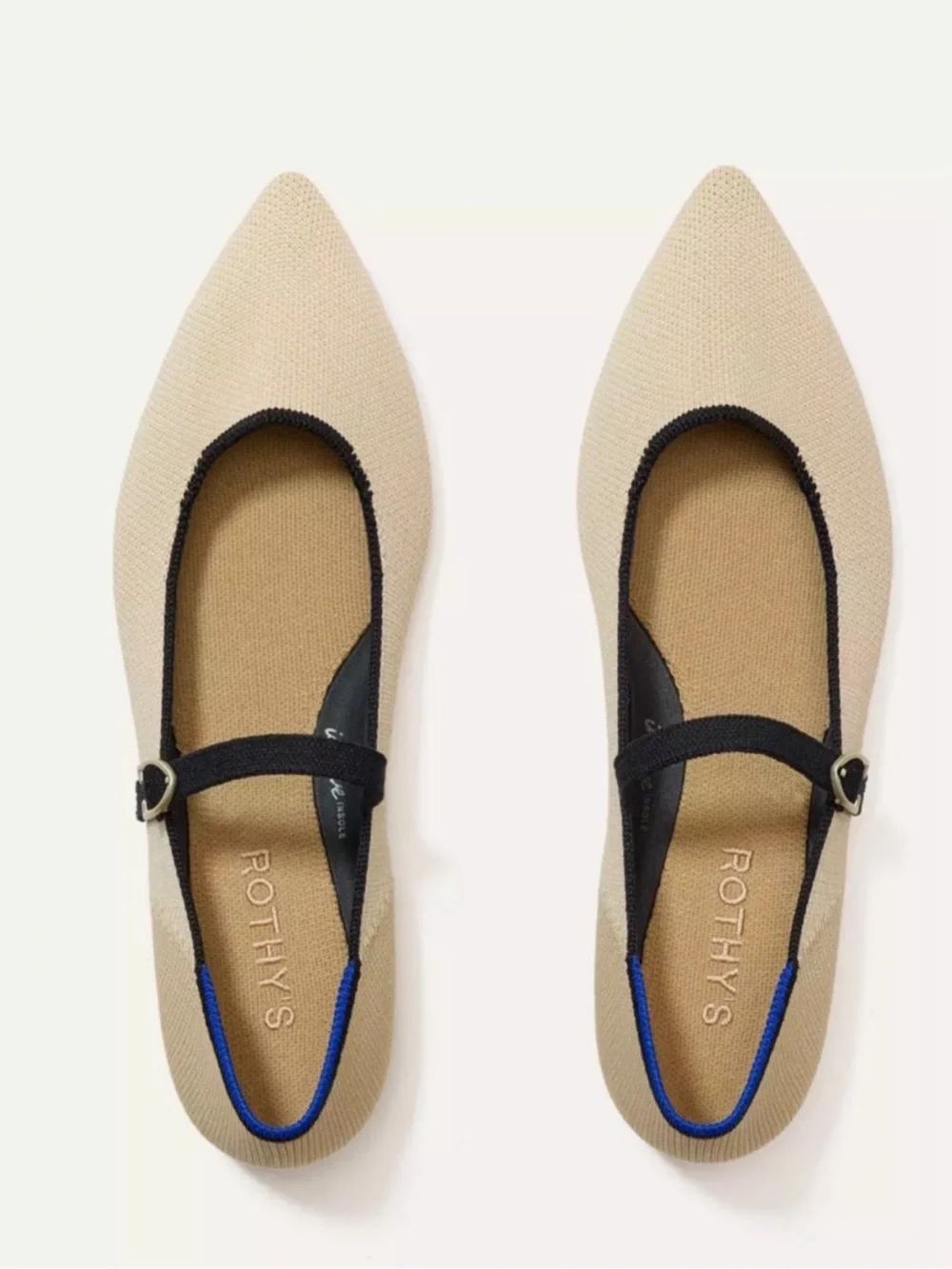 Rothy's The Point Mary Jane II flats